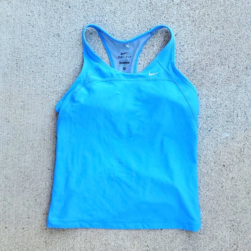 Nike Dri-FIT Blue Racerback Tank Top